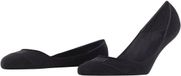 FALKE Step Medium Cut Box met siliconen op de hiel katoen footies dames zwart - maat 39-40