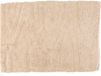 Tapis de bain/tapis de salle de bain crème blanc 80 x 50 cm rectangulaire - Coton - 8720576672549