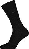Hugo Boss George Dots (1-pack) Herensokken Katoen Zwart Gestipt