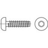 TOOLCRAFT 1069350 Lenskop-plaatschroeven 3.5 mm 38 mm T-profiel RVS A2 1000 stuk(s)