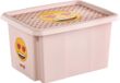 Keeeper Karolina Emoji Hearts opbergbox, PP, roze, 15 liter