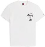 Tommy Hilfiger Tommy Jeans T-shirt met ronde hals en korte mouwen voor heren, maat L, van gerecycled katoen