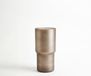 Vase Columna l15 x P15 x H30 cm Verre opale soufflé à la bouche