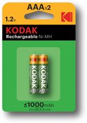 Kodak rechargeable Ni-MH AAA battery 1000mAh blister 2