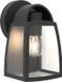 LUTEC Kelsey - Wandlamp voor buiten - Mat zwart - Aluminium - E27 - IP44