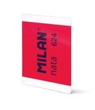 MILAN® Notitieboek, A4, gelijmd, wit papier, 48 vellen crème®, roze