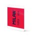 MILAN® Notitieboek, A4, gelijmd, wit papier, 48 vellen crème®, roze