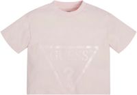 Guess Meisjes-T-shirt Balletroze Katoen Korte Mouw Ronde Hals Logo 6 Jaar