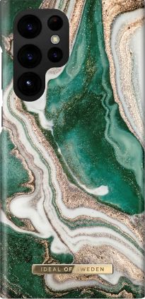 iDeal of Sweden Golden Jade Marble Case for Samsung Galaxy S22 Ultra - Back Cover