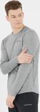 ENDURANCE Abdon Heren Lange Mouw Trainingsshirt Lichtgrijs Polyester/Elastaan Maat M