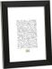 Deknudt Frames Fotolijst - Zwart met zilverbies - S41VK2 - 20x28 cm
