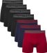 Bamboo Basics Heren Bamboe Boxershorts Rico (7-pack) - Zwart, Navy en Rood - Maat XXL
