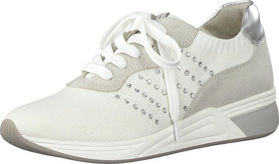 Marco Tozzi sneakers laag Crème maat 40 | Dames