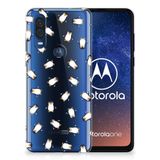 B2Ctelecom Motorola TPU bumper voor Motorola One Vision Pinguïn