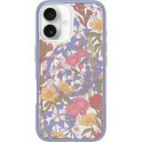 OtterBox iPhone 16 Symmetry Series Clear Case, Purple Flowers
