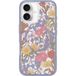 OtterBox iPhone 16 Symmetry Series Clear Case, Purple Flowers