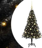 vidaXL Kerstboom Zwart 120 cm PVC