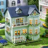 Merkloos Warm Manor Miniatuur bouwpakketten voor poppenhuizen van hout