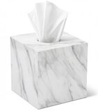 Tissue Marmeren Tissue Box Cover Houder Vierkant