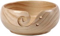 Creativ Company Bol à laine en bois - Porte-laine pratique 15 cm