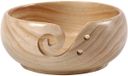 Creativ Company Bol à laine en bois - Porte-laine pratique 15 cm