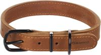 Flamingo Montana Cognac Lederen Halsband L