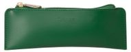Porte-stylo vert, aspect cuir
