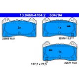 ATE Kit Plaquettes De Frein, Frein À Disque 13.0460-4704.2 Ford 1937442