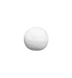 Rayher Wattenballen, Wit, 12 mm Ø, 50 Stuks