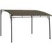 Auvent Pare-soleil de jardin, abri de jardin 3x3x2,55 m taupe