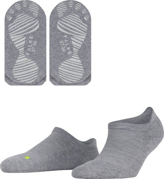 FALKE Cool Kick Noppen op de zool materiaal huissokken dames grijs - maat 37-38