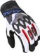 Macna Zairon Motorfiets handschoenen - Zwart/wit/rood/blauw - 3XL