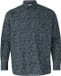 s.Oliver - Heren - Slim fit: shirt met lange mouwen, all-over print en Kent-kraag