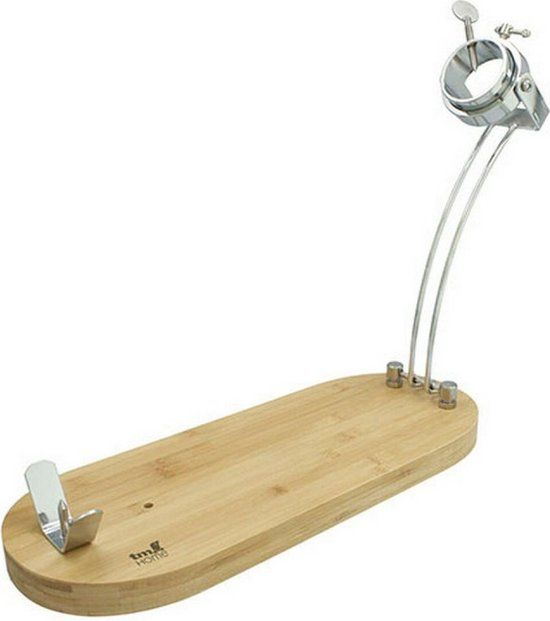 TM Electron HOCU105 hamhouder van bamboehout, vouwsysteem, met verstelbare draaikop