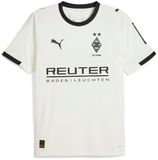 Puma Borussia Mönchengladbach Home Replica Jersey Shirt for Men, Warm White-Puma Black, Size M