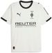 Puma Borussia Mönchengladbach Home Replica Jersey Shirt for Men, Warm White-Puma Black, Size M
