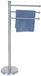 MSV 140338 handdoekhouder met 3 takken roestvrij staal 33 x 22 x 89 cm