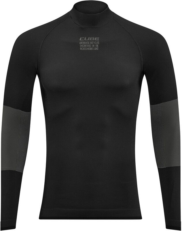 Cube Race Be Warm LS Basislaag Heren Zwart