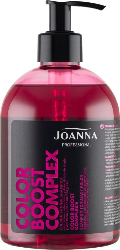 Joanna Professional Color Boost Complex Colour Toning Shampoo - 500ml