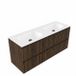 Saniclass SW1420811/SW1174117 Badkamermeubelset - Mat Eiken Charcoal