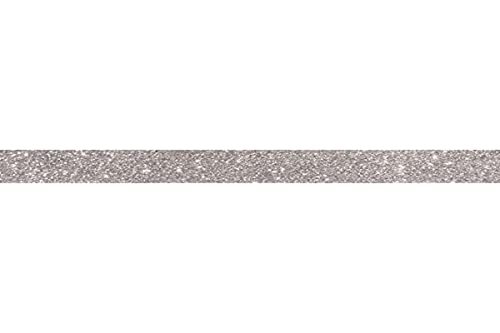 RAYHER 59925606 Glitter Tape, 15 mm, rol 5 m, zilver