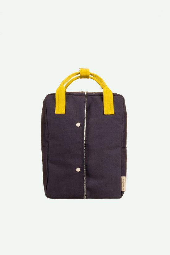 Sticky Lemon rugzak medium Better Together effen zwart