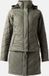 Horze Aurora Gewatteerde Parka met afneembare rok, dames, Beetle Green, 40