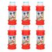 Disney Mickey Mouse bellenblaas - 6x - met spelletje - 175 ml - voor kinderen