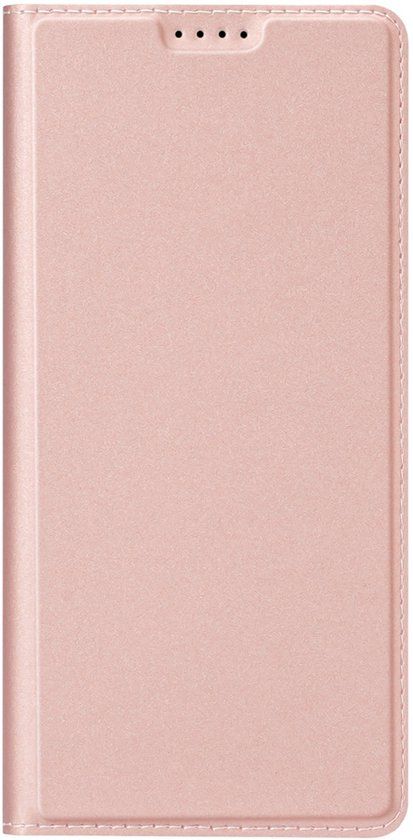 Dux Ducis Slim Softcase Bookcase voor de Xiaomi Redmi Note 14 (4G) - Rosé Goud