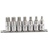 Draper 1/2" Square Drive TX-Star Plus 55MM Socket Bit 7-delige set