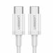 Ugreen 60517 USB-kabel USB 2.0 0,5 m USB C 60W Wit