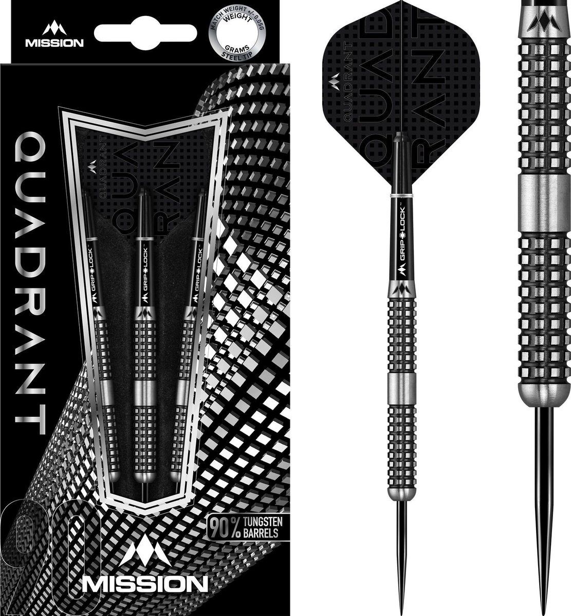 Mission Quadrant M4 90% - 25 Gram - Zwart