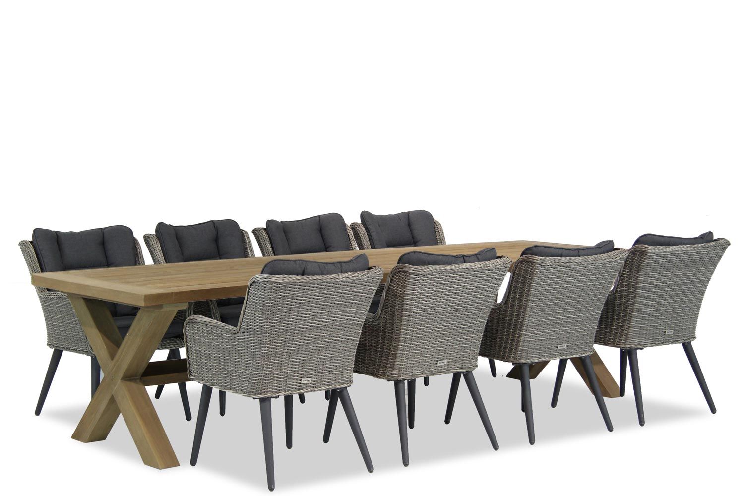 Garden Collections Boston/Oregon 300 cm dining tuinset 9-delig