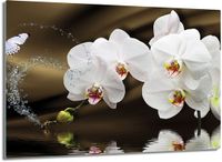 TMK ArtDeko Gehard Glazen Snijplank 30x22 cm Bloemen Design
